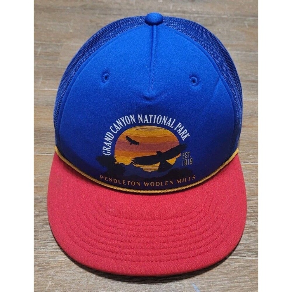 Pendleton - Grand Canyon National Park Trucker Hat Red Blue Snapback Cap